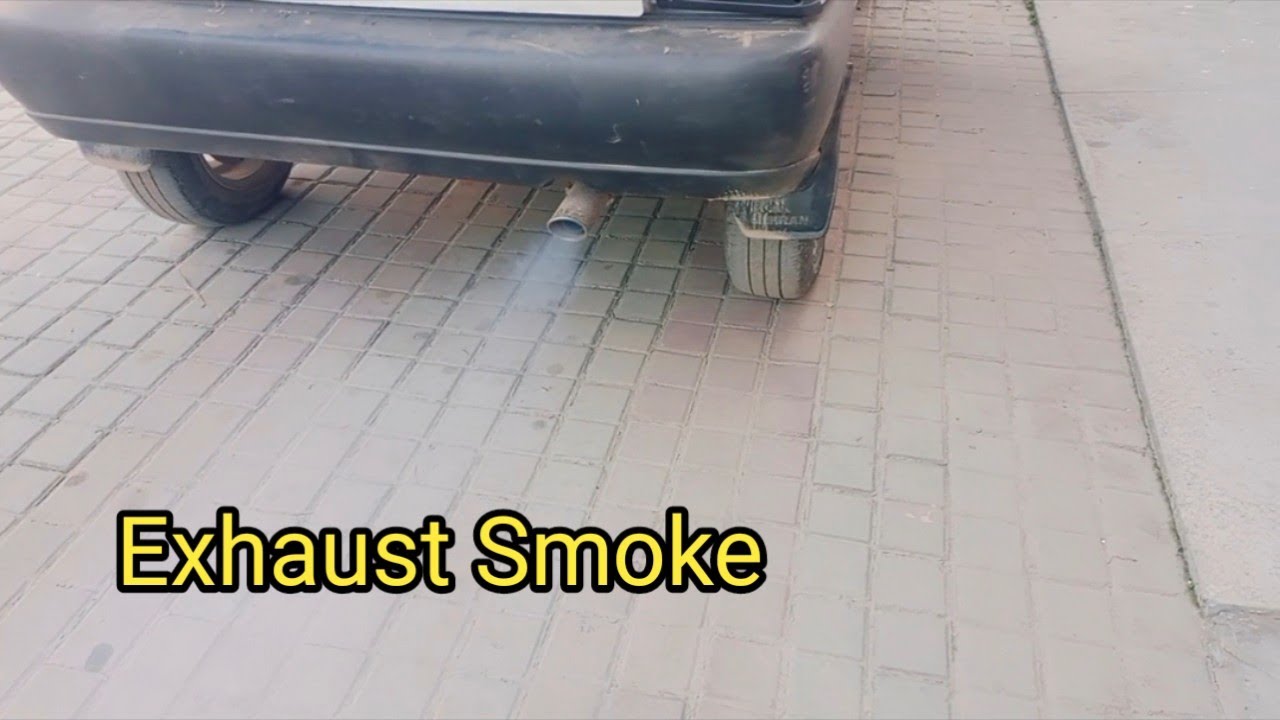 Exhaust Smoke when starting car car exhaust Mrs HAMAYUN VLOG YouTube