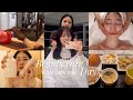 【美容Day】朝起きてから夜のスキンケアまで｜フェイシャル、ヘアメンテナス、1日の食事🍽️