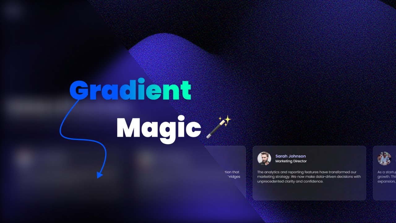 Stunning React Gradient Magic! 🚀 - YouTube