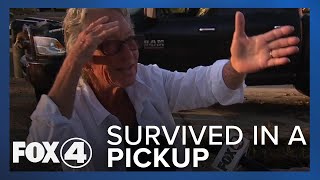 Mobile home resident recalls riding Ian out in a pickup
