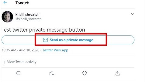Add a fancy Direct Message button to your Tweets