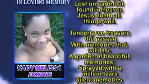 Kady Melissa Donaie Memorial