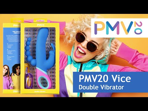 PMV20 Vice - Double Vibrator: вибратор-кролик с ротацией и анальным стимулятором, 3 мотора