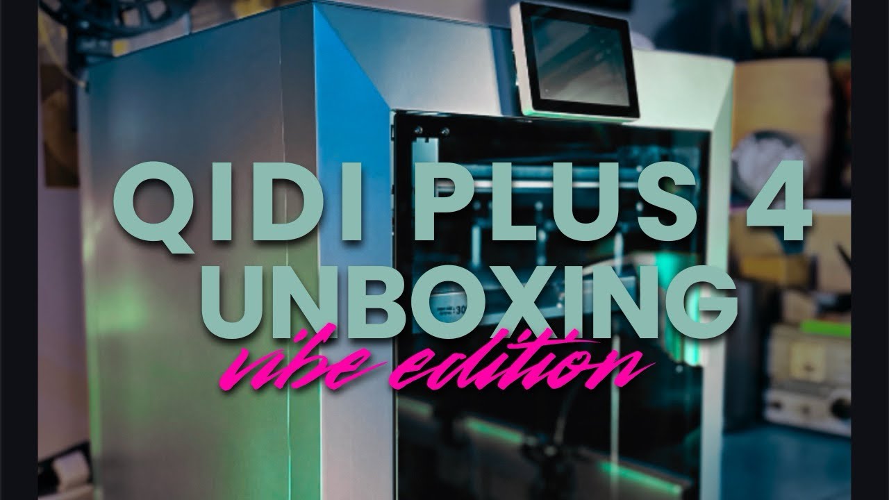 Qidi Plus 4 Unboxing (No Commentary) — Vibe Edition