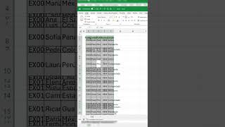 Tutorial para ajustar columnas y filas en Excel mira  #excel #yerrihz