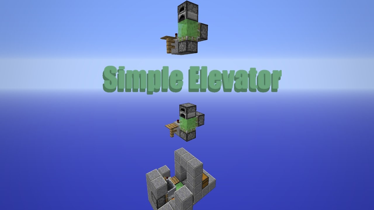Minecraft 1.8 - 1.11 Simple Minecart Elevator With NO Redstone Timings ...
