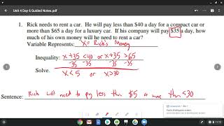 Unit 4 Day 6 Notes