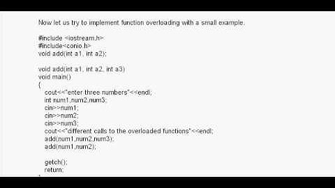 eTuitions CBSE XII Computer Science Function Overload