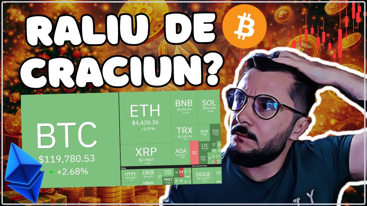 Poate să urce piața crypto de Crăciun? Să avem și noi un Decembrie frumos ca anul trecut?😢