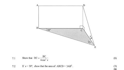 2D and 3D Trigonometry grade 12 practice questions