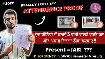 What To Do If I Find Discrepancy in SOL Result | Absent Problem in Semester 6 | LIVE Tested Solution