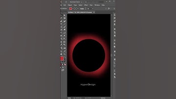 Step by Step Easily Create An Eclipse In Illustrator #shorts