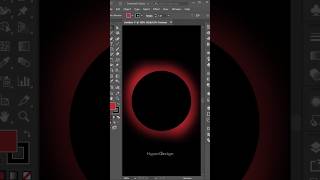 Step by Step Easily Create An Eclipse In Illustrator #shorts