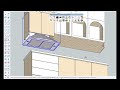 How to design a kitchen quickly with plugins #sketchup #plugin