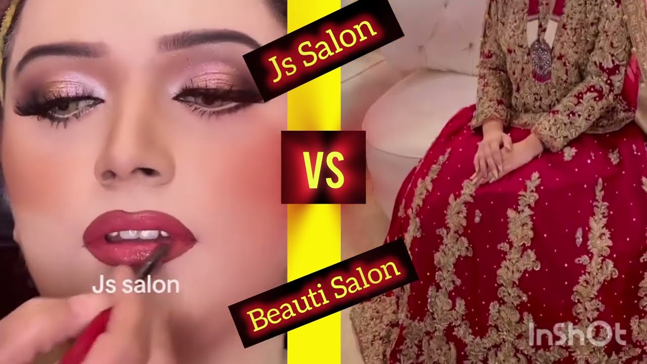 Js Salon Vs Beauti Salon Full Barat Makeup Tutorial  trending  challenge  makeup
