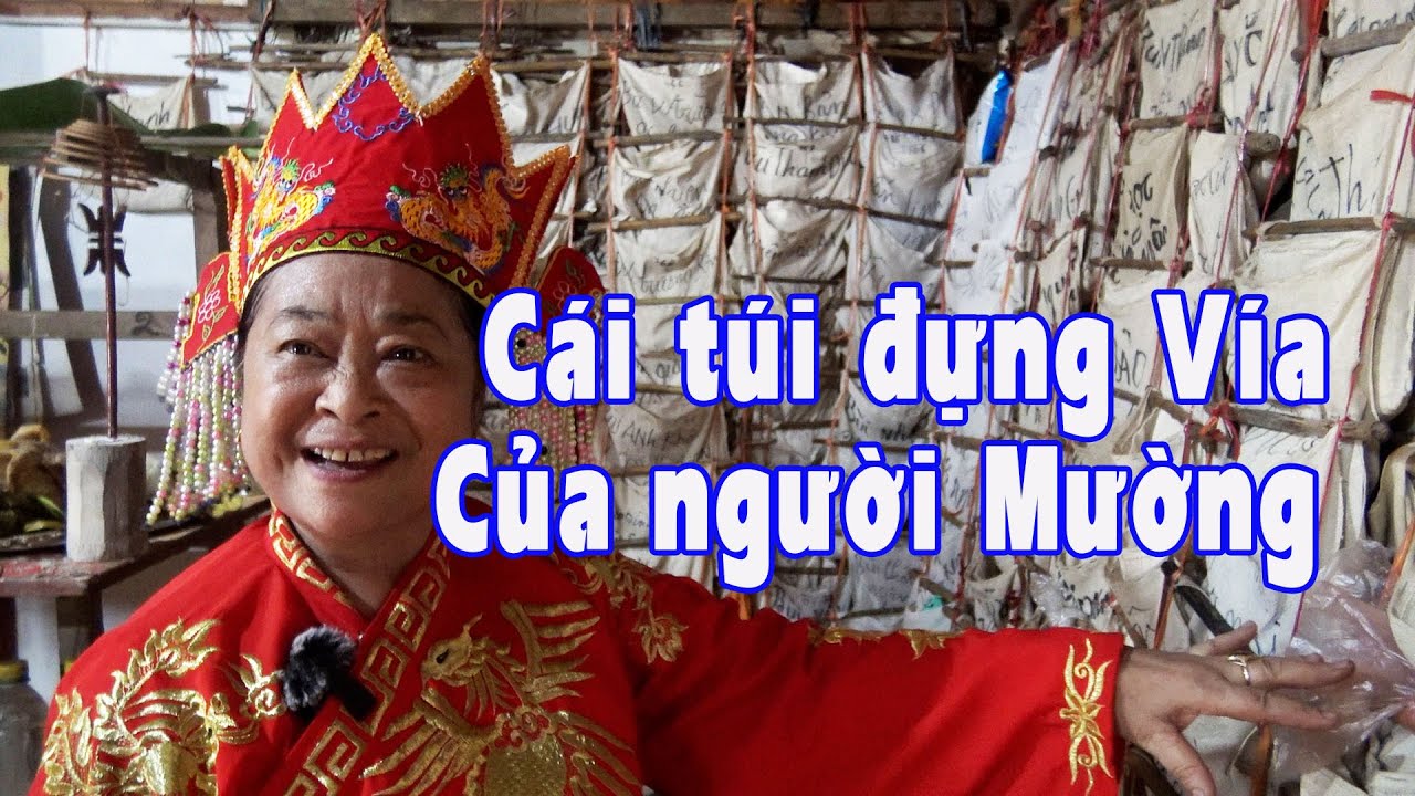 Cái túi đựng Vía của người dân tộc Mường Hoà Bình|The Via bag of the Muong ethnic group in Hoa Binh