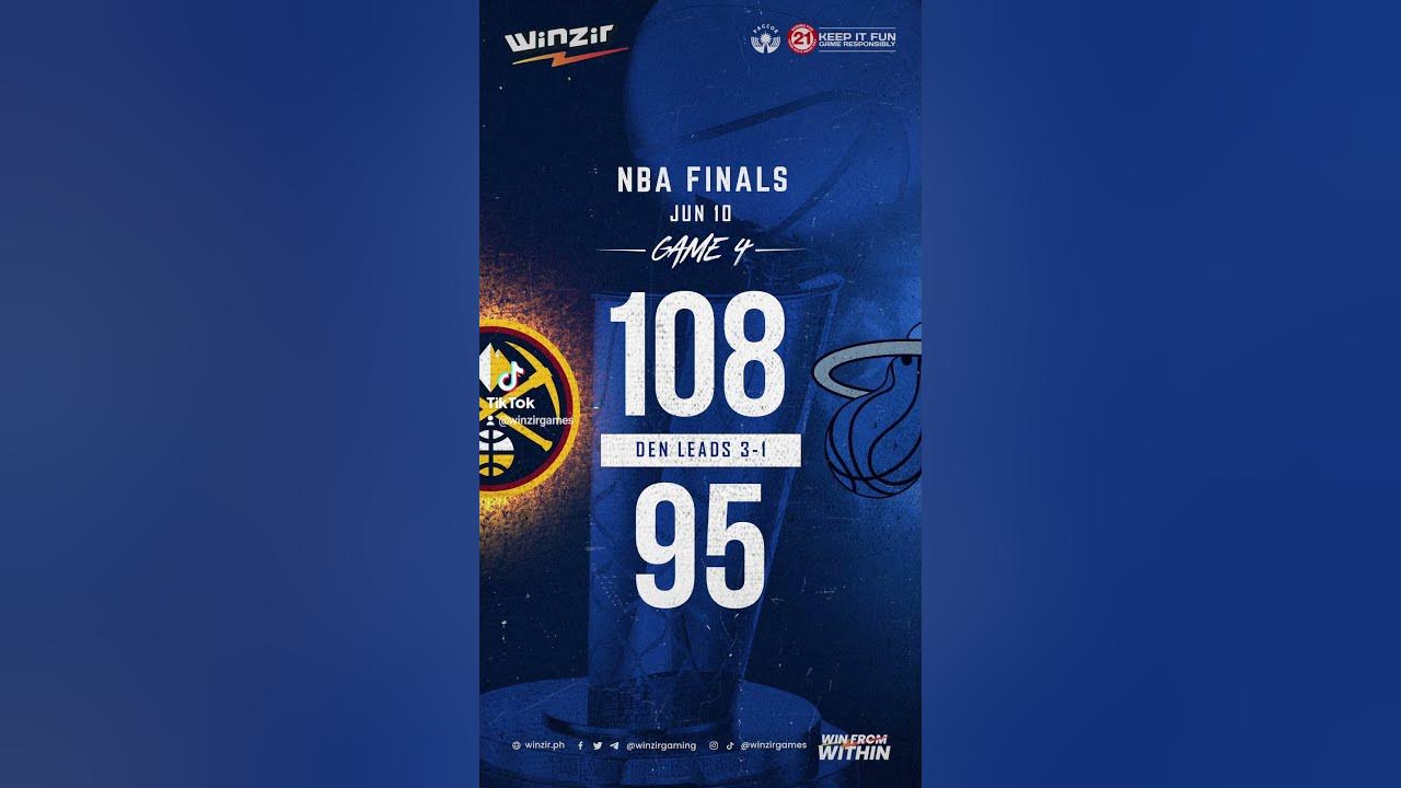 NBA Finals Game 4 Result Miami vs Denver YouTube