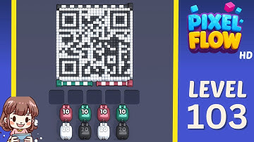 Pixel Flow Level 103 Solution Walkthrough