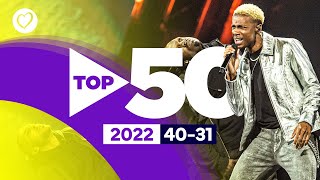 Eurovision Top 50 Most Watched 2022 - 40 to 31