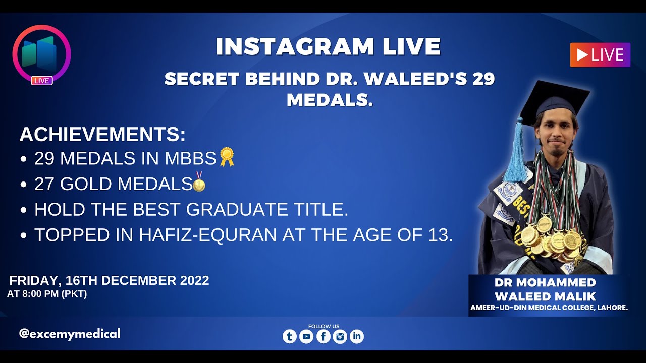 Waleed Guest R Secret Behind Dr Waleed's 29 Medals. - YouTube