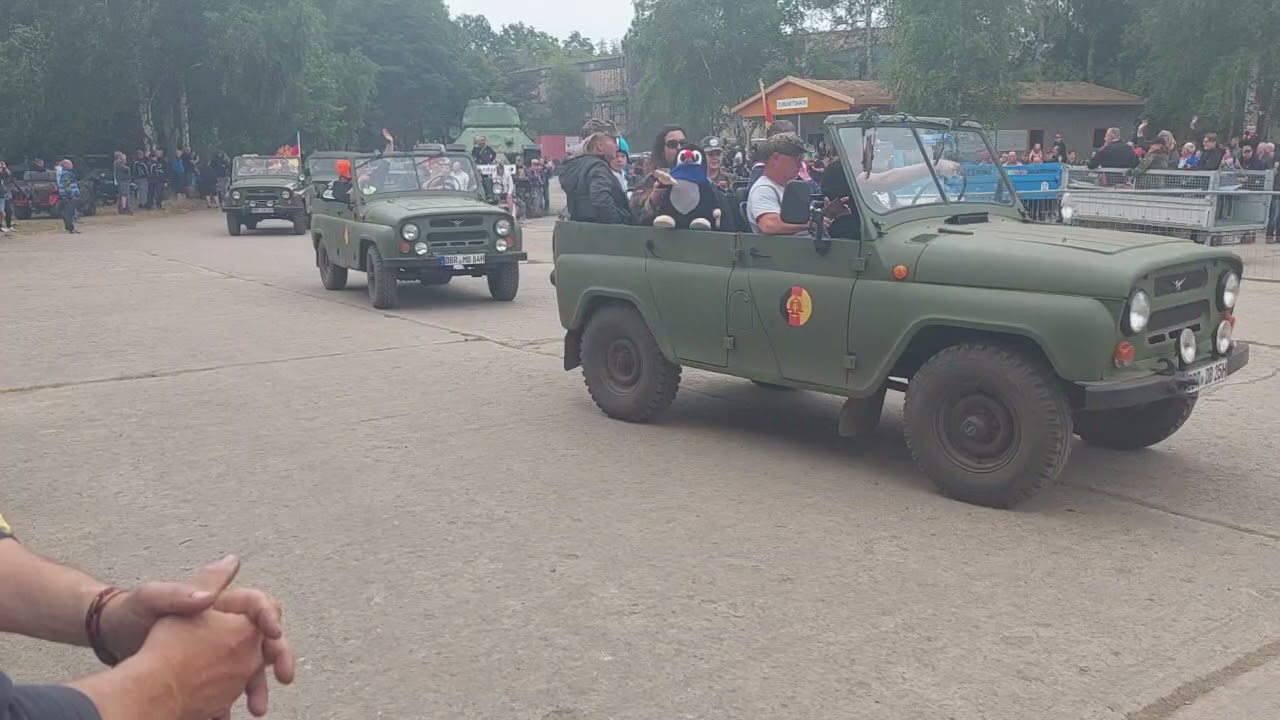 Ostblocktreffen Pütnitz Fahrzeugparade 2023 🏍🚙🚚🚜