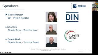 Mainstreaming Adaptation to Climate Change in Standards β Tailored Guidance for Standardization TCs