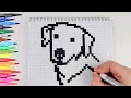 Как Нарисовать Собачку 🐕 По Клеточкам ❤️ Рисунки По Клеточкам