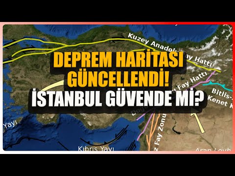 Diri fay hattı haritası güncellendi! İstanbul güvende mi?