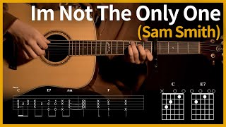 Download Lagu 27.[I'm Not The Only One - Sam Smith(샘스미스)] 【★★★☆☆】 기타 | Guitar tutorial |ギター 弾いてみた 【TAB譜】