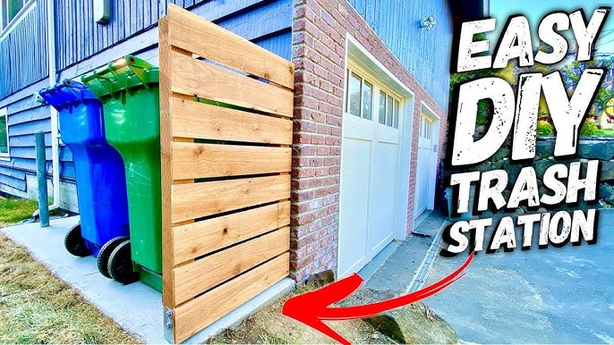 Trash Can Privacy Fence Plans — MAKER GRAY