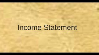 A2/1 Income Statement قائمة الدخل