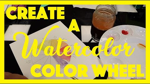 Create a Watercolor Color Wheel | Part 2