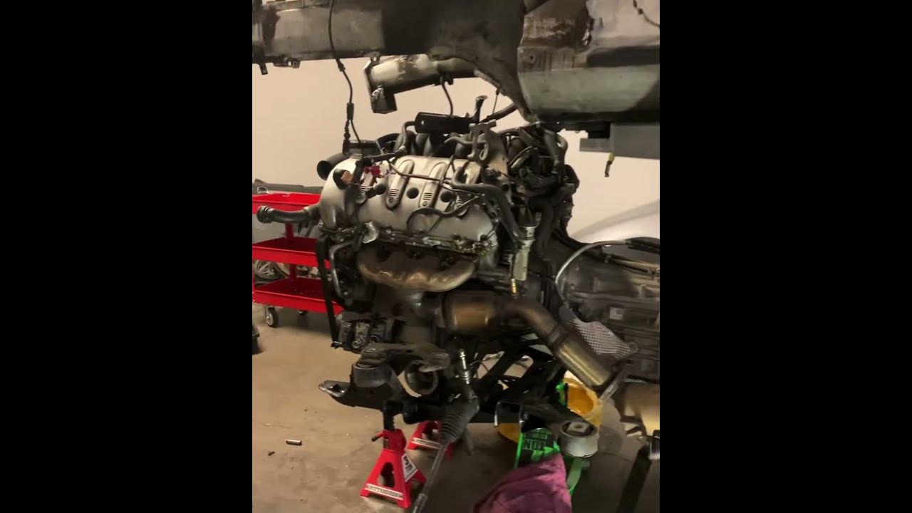 Porsche Cayenne S Engine Removal YouTube