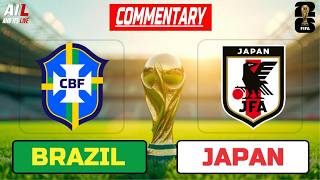 🔴Brazil vs Japan LIVE | Round of 32 | FIFA World Cup 2026 | Free Stream Real-Time Graphics 🔥⚽