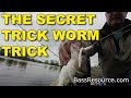 Trick worm tips for bass fishing never revealed  until now