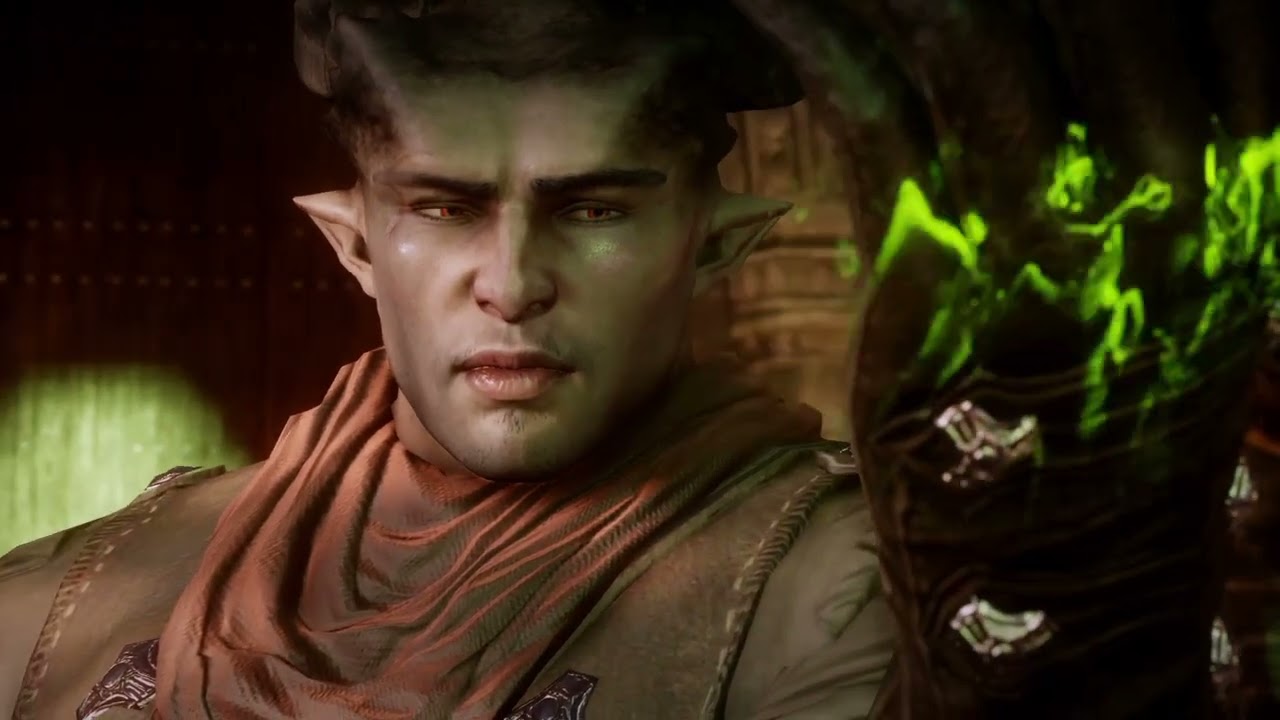 Qunari Inquisitor Akoren Adaar and council gets ready to face final battle against Corypheus