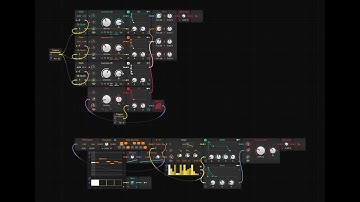 Bitwig 4.3 beta generative drum machine and bass line