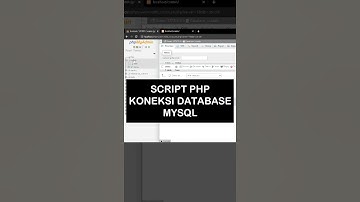 Script PHP Koneksi Database MySQL #short