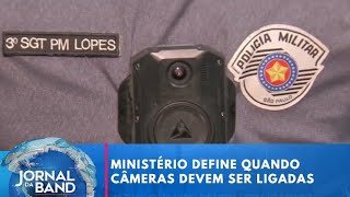 Ministério da Justiça define quando as câmeras em PMs devem ser ligadas | Jornal da Band