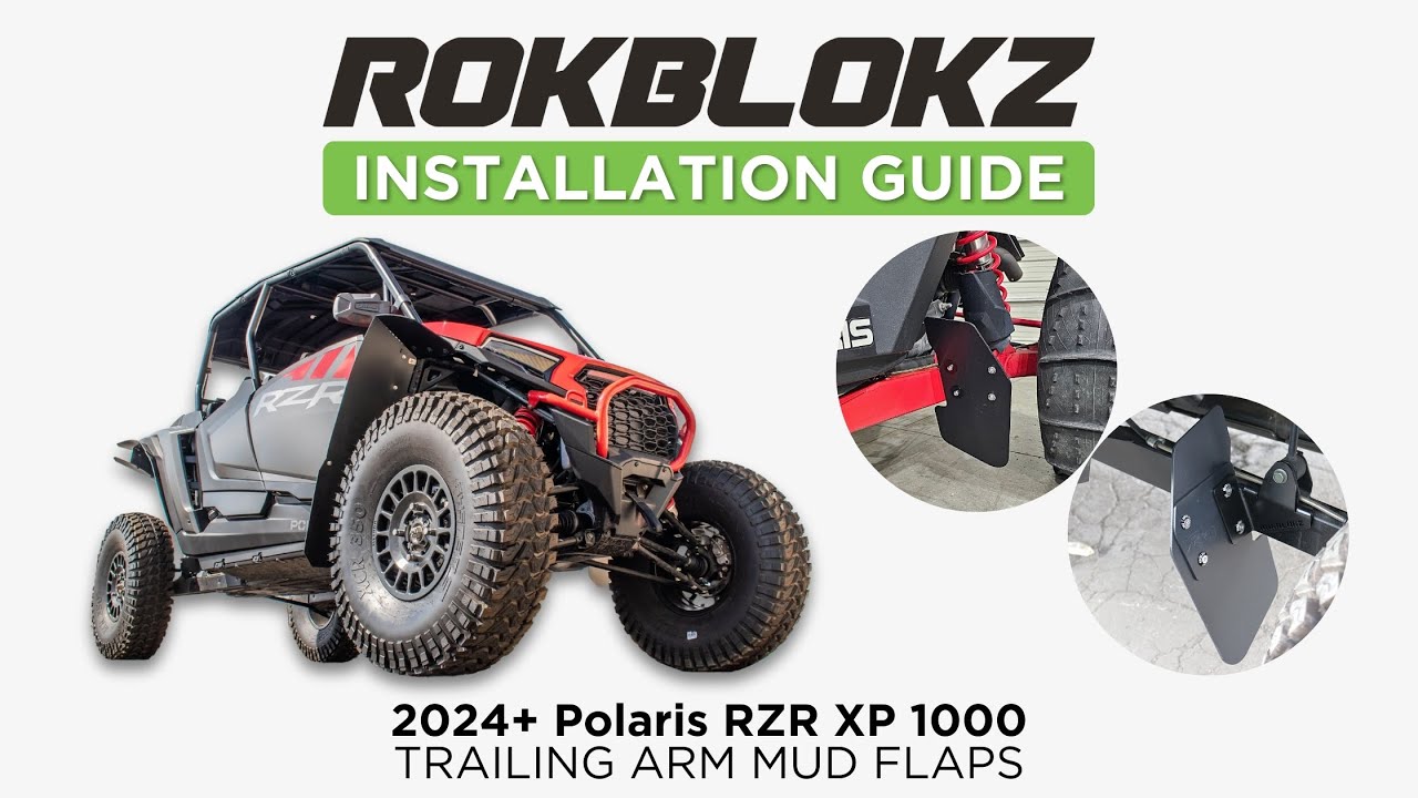 【takoオーダーページ】 2024+ Polaris RZR XP: How to Install RokBlokz Trailing Arm Mud