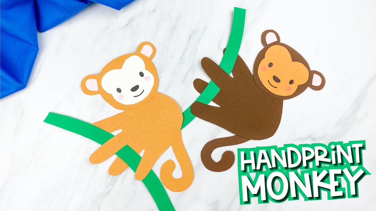 Handprint Monkey Craft