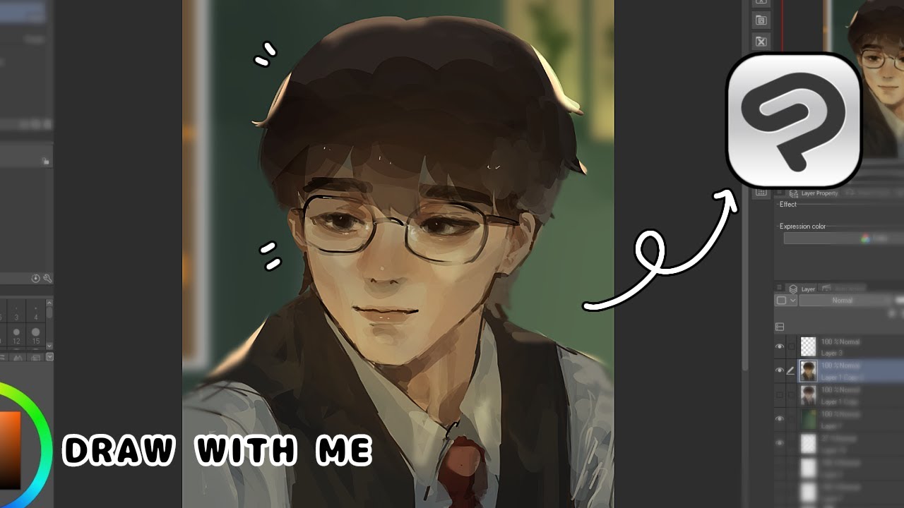 【Illustration Making】Draw with ME | Clip Studio Paint - YouTube