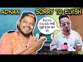 Adnan07 Sorry to Elvish yadav | Adnan vs Elvish yadav | Elvish Yadav  Bigg Boss | Systumm | Adnan07