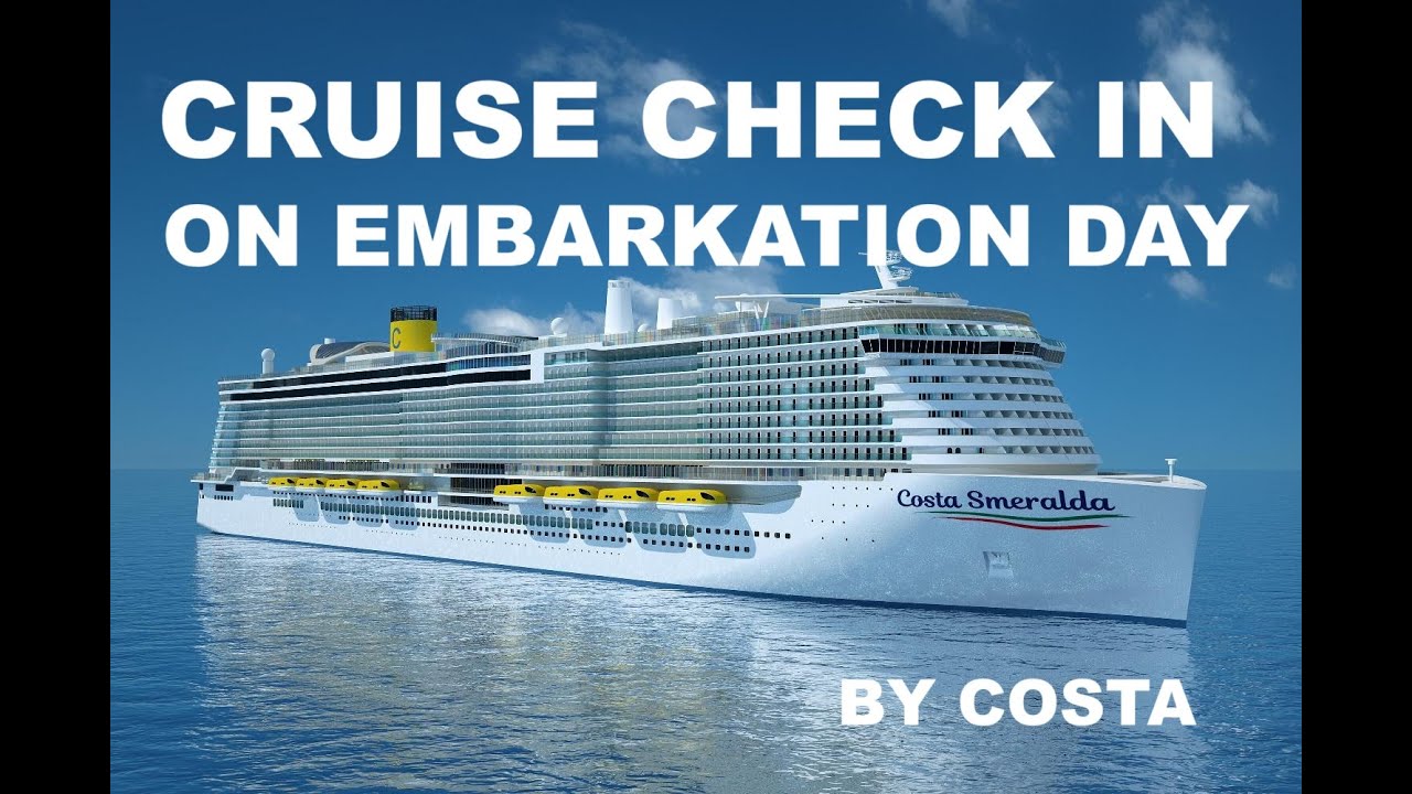Cruise Check-In & Boarding Process | By Costa Cruises - YouTube