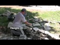 How to build a double faced stone wall  dean  derek