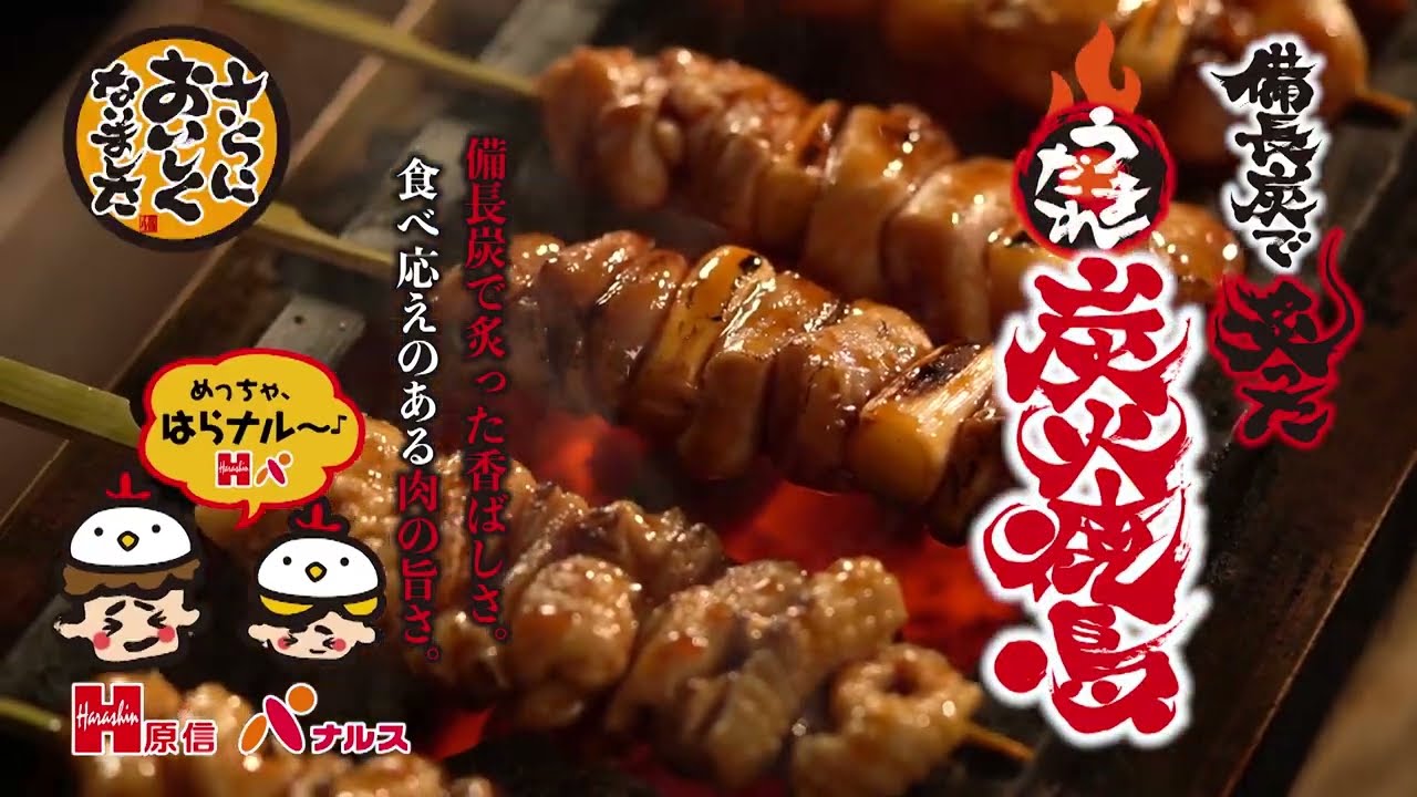 原信ナルス「備長炭で炙った旨だれ炭火焼鳥」CM 2024 - YouTube