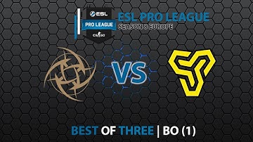 LIVE CSGO : NIP VS SPACE SOLDIERS | ESL PRO LEAGUE SEASON 8