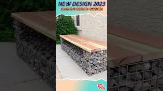 NEW DESIGN 2023! Gabion Bench Design Ideas