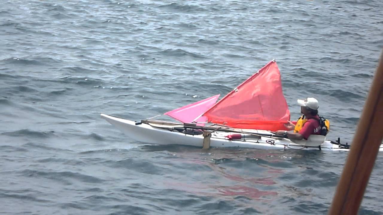 HAYAMA KAYAK SAIL JIB SAIL Stand Up YouTube