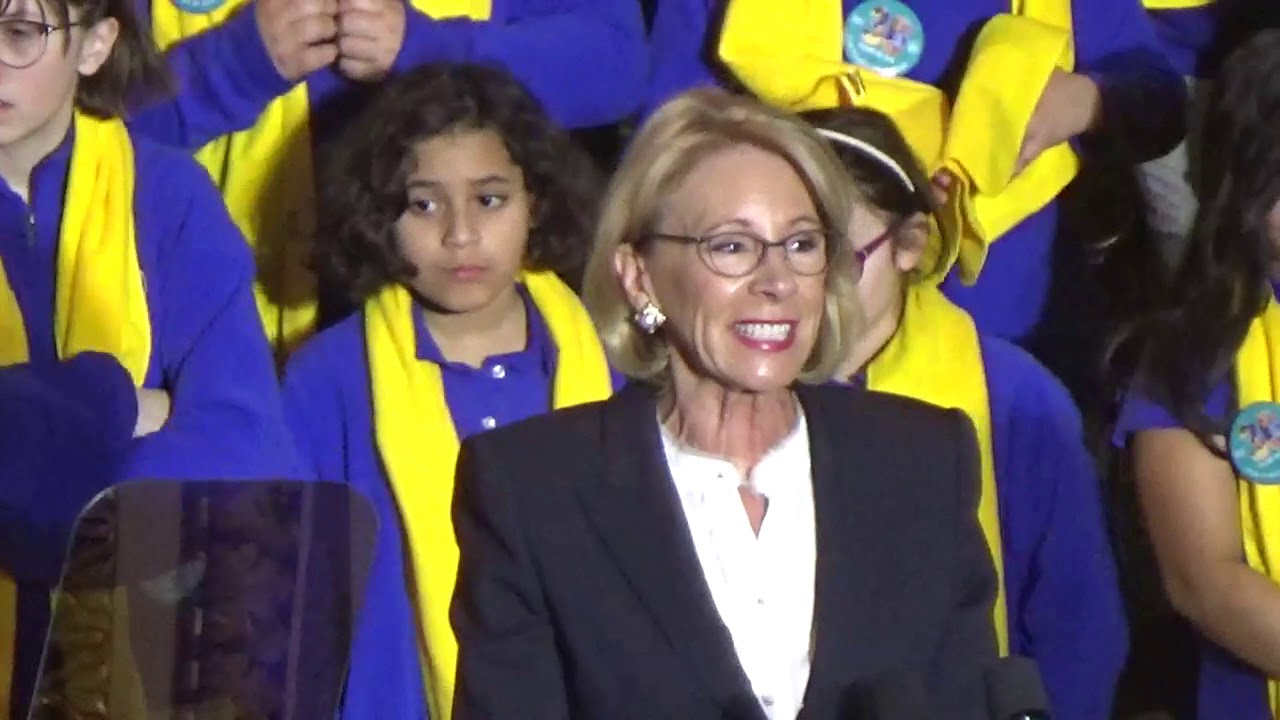 Betsy DeVos in Madison - YouTube